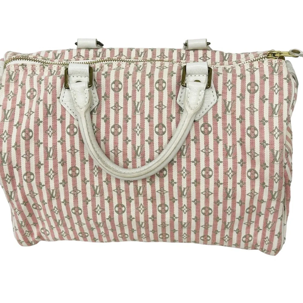 Louis Vuitton M95501 Monogram Mini-Lin Hand Bag Croisette Speedy 30 Duffle Bag - Picture 5 of 11